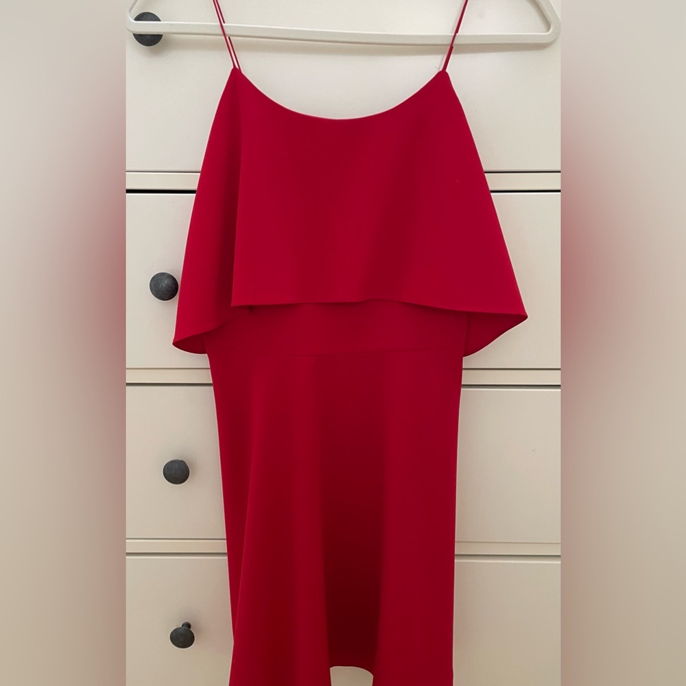 Alice + Olivia Red Mini Dress